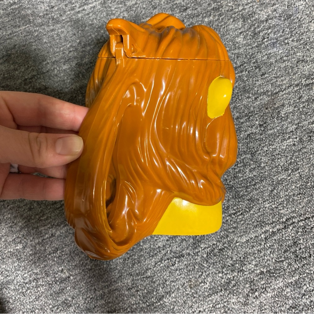 Disney Lion King Disney on Ice Souvenir Flip Top Mug Cup Simba Mufasa Vintage - Picture 11 of 12